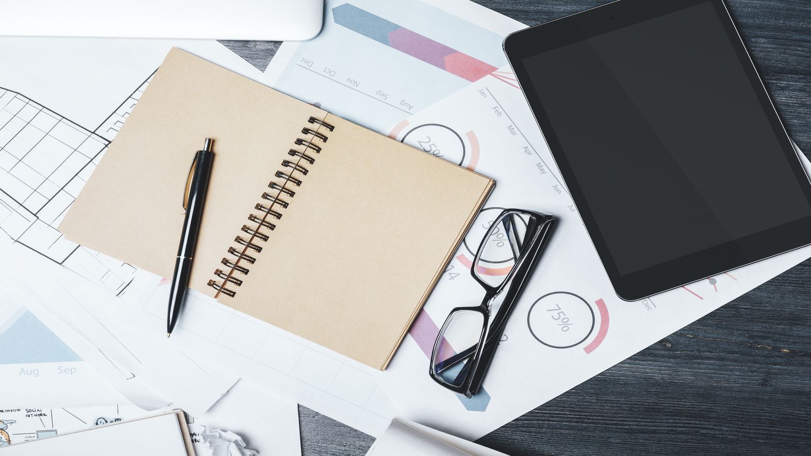 Engineering notebook with Django documentation and reference materials